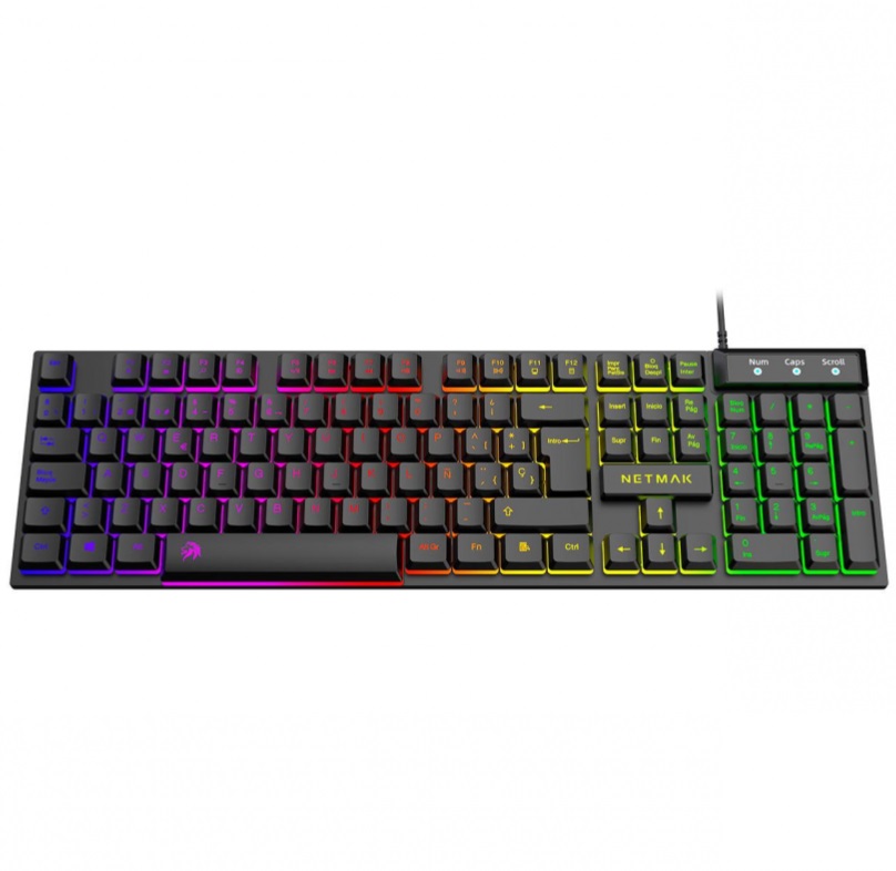 TECLADO USB GAMER NM-X408 RETROILUMINADO
NETMAK