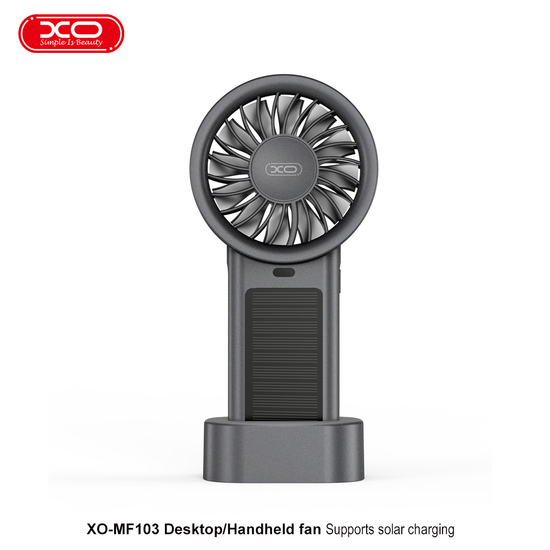 VENTILADOR PORTATIL DE MANO XO-MF103 SOLAR 4000NAH O ESCRITORIO