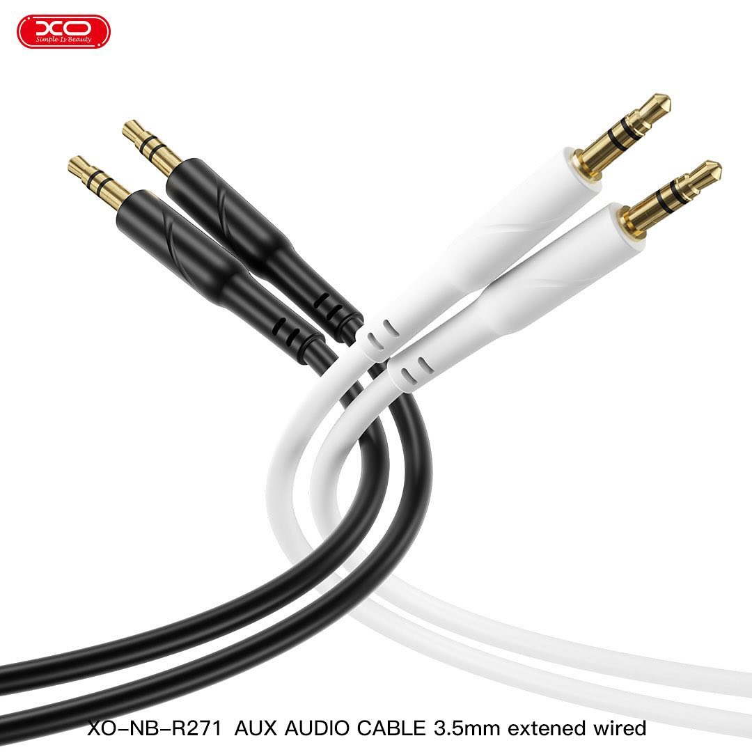 CABLE AUDIO 1 PLUG 3.5 1 PLUG 3.5 1.0 MTS NB-R271 BLANCO XO-NB-R271
