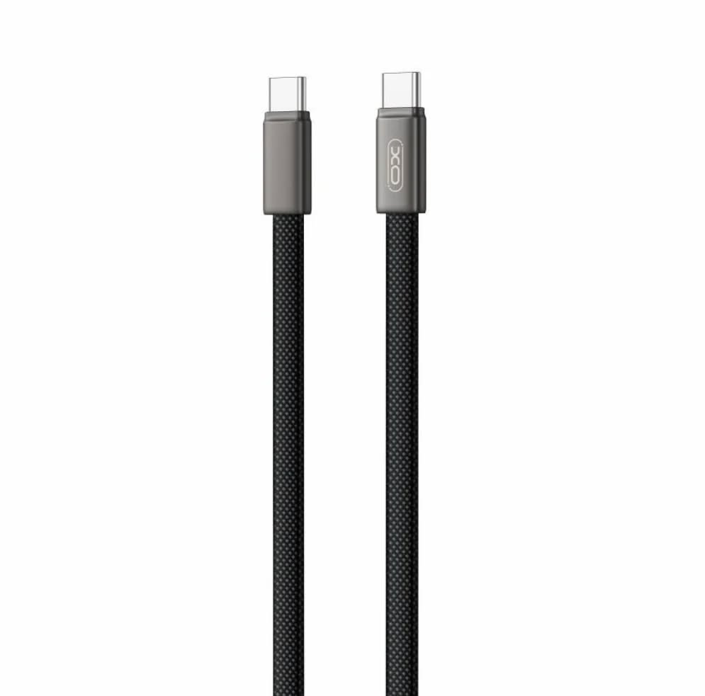CABLE TIPO C A TIPO C 1.0 MTS XO-NB-Q307 ULTRA DELGADO 60W BLANCO