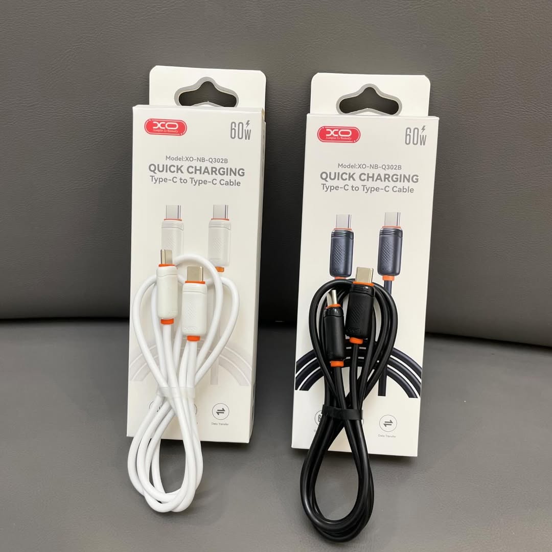 CABLE TIPO C A TIPO C 1.0 MTS XO-NB-Q302B BLANCO 60W
