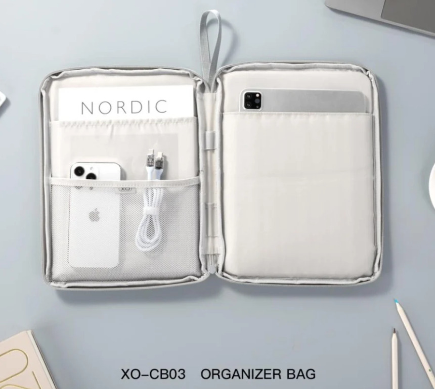 FUNDA P/TABLET 12.9" XO-CB03 GRIS TAMAÑO: 23 X 31 X 2,34 CM IPADTABLET