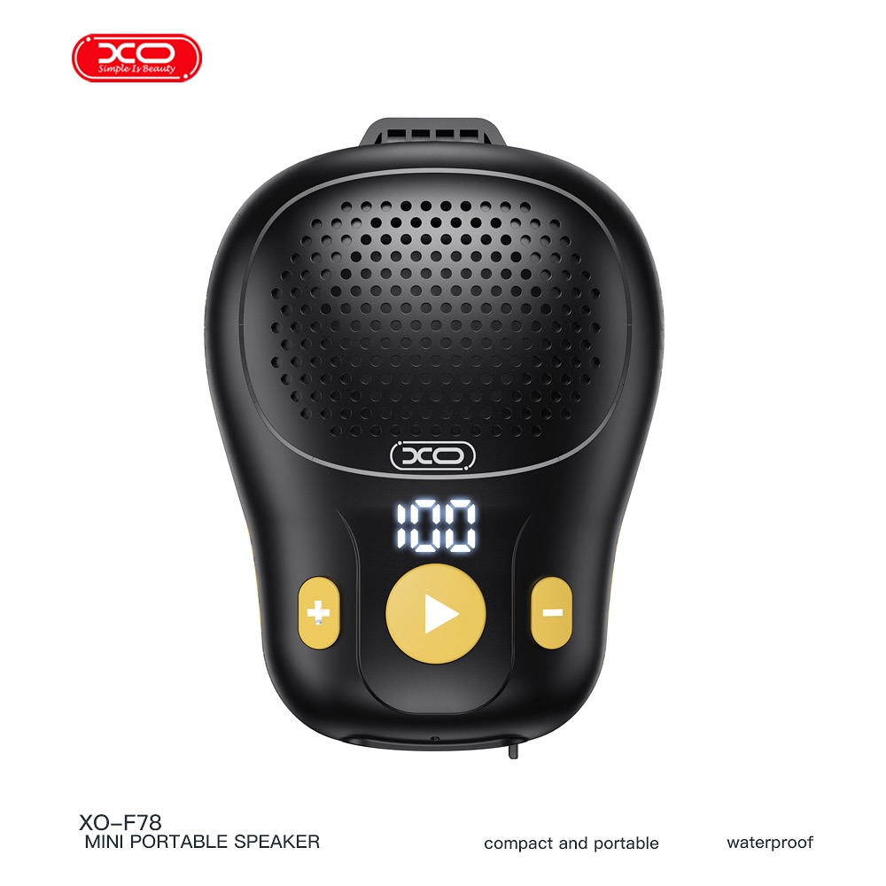 PARLANTE BLUETOOTH XO-F78 NEGRO SUMERGIBLE ( IP67 )