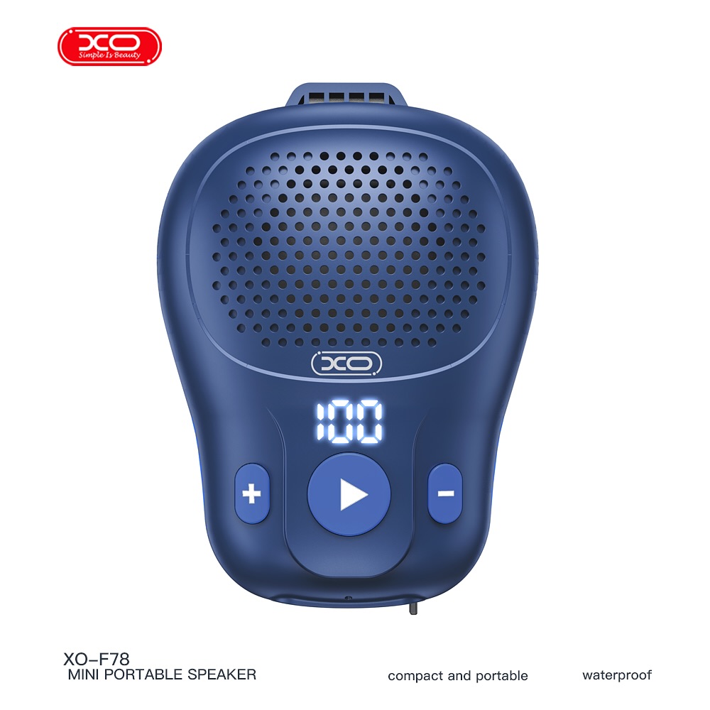 PARLANTE BLUETOOTH XO-F78 AZUL SUMERGIBLE ( IP67 )