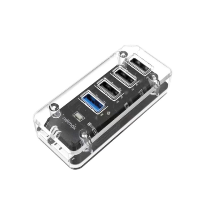 HUB ADAPTADOR USB 2.0 Y 3.0 NM-AC12 TRANSPARENTE
NETMAK