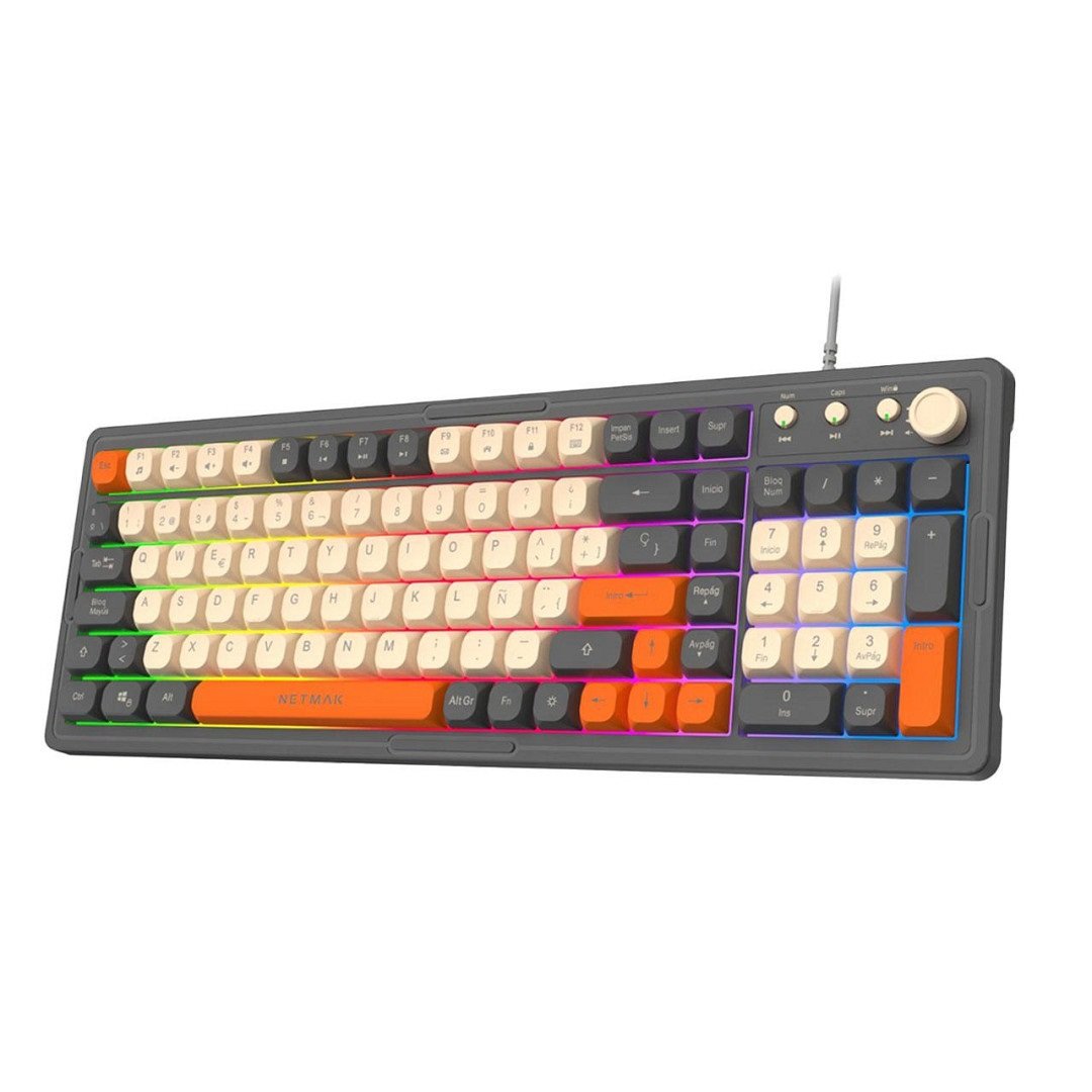 TECLADO COMPACTO DISEÑO MINIMALISTA NM-TM32