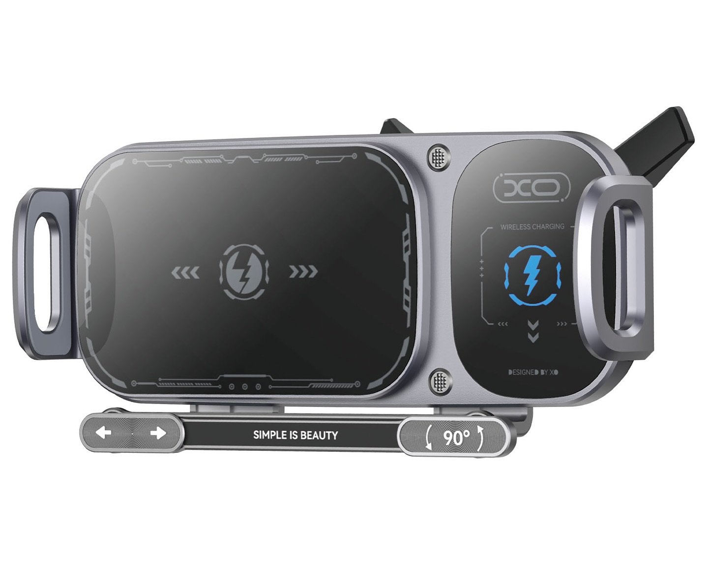 CARGADOR INALAMBRICO PARA AUTO XO-WX042 CON ROTACION 360°