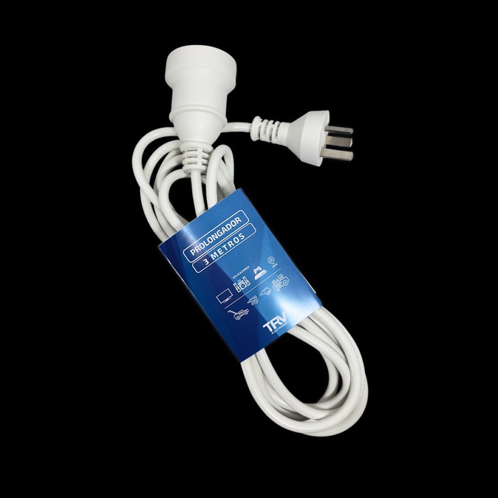 PROLONGADOR CABLE EXTENCION ALARGUE 220V 3MTS