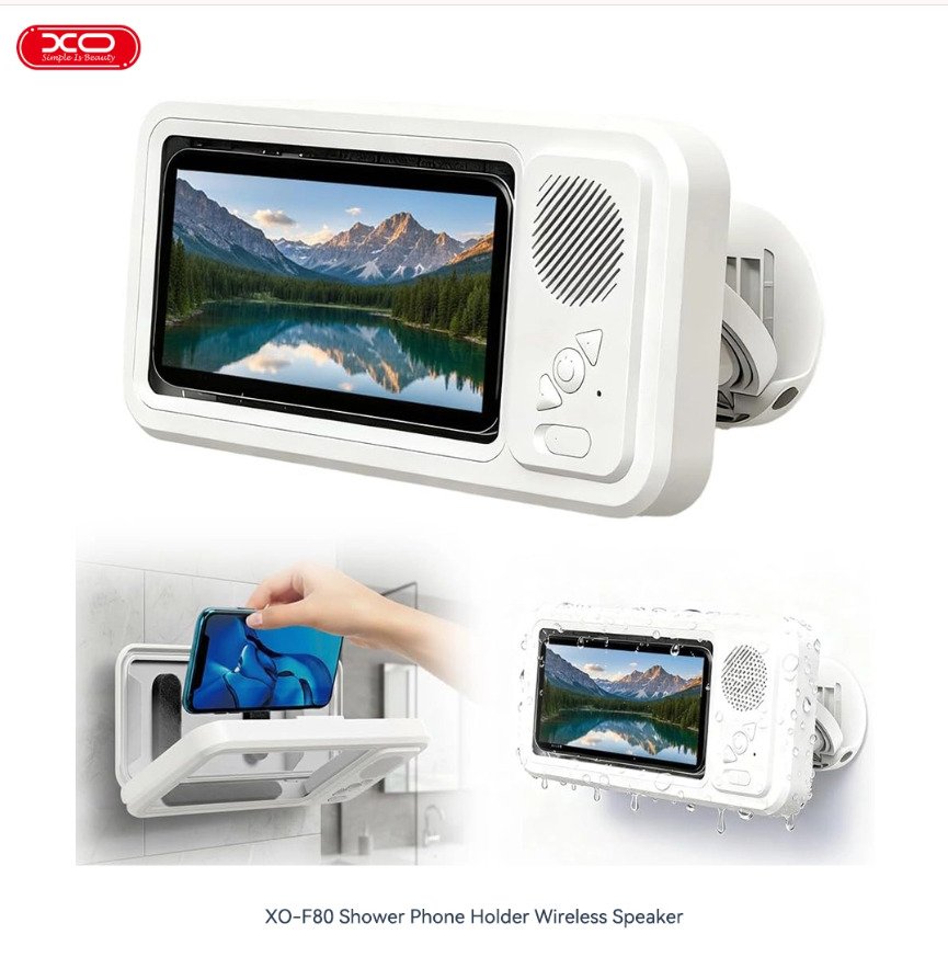 SOPORTE CELULAR PARA DUCHA XO-F80 CON PARLANTE