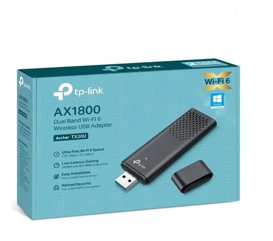 PLACA DE RED USB WI-FI (ARCHER TX20U AX1800 DUAL BAND WI-FI 6