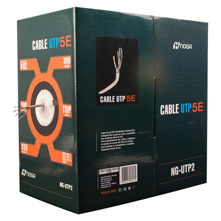 CABLE UTP ROLLO 305MTS INTERIOR NG-UTP2 CAT5E - NG-UTP 2
NOGA NET - CABLE02694