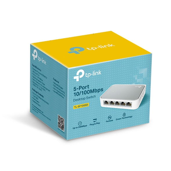 SWITCH  5 PORT (TL-SF1005D) 10/100   - TP-LINK - SWITCH1005D