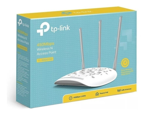ACCES POINT WIFI (TL-WA901N) 450MBPS 3 ANTENAS WIRELESS - TP-LINK - ACCESWA901ND