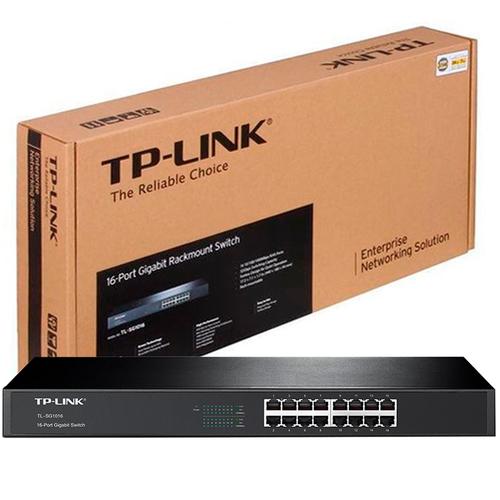 SWITCH 16 PORT (TL-SG1016) 10/100/1000 RACK   - TP-LINK

0095