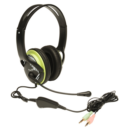 AURICULAR VINCHA GENIUS HS-400A C/MIC 2 PLUG VERDE 31710169100 - AURICULAR04324