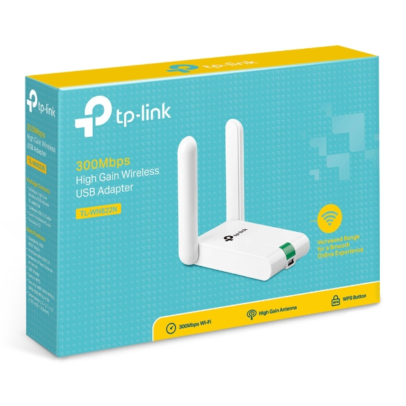 PLACA DE RED USB WIFI (TL-WN822N) 300MBPS WIRELESS - TP-LINK - PLACAWN822N
