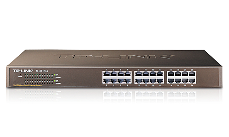 SWITCH 24 PORT (TL-SF1024) 10/100 RACK - TP-LINK - SWITCHSF1024