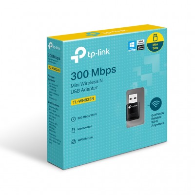 PLACA DE RED USB WIFI (TL-WN823N) MIN 300MBPS I WIRELESS - TP-LINK - PLACAWN823N
