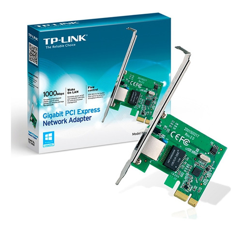 PLACA DE RED PCI-E GIGABIT (TG-3468) 10/100/1000 - TP-LINK
(1049)