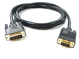 CABLE VIDEO DVI A VGA 2 MTS DVI-VGA - NOGA NET - CABLEVGA-DVI