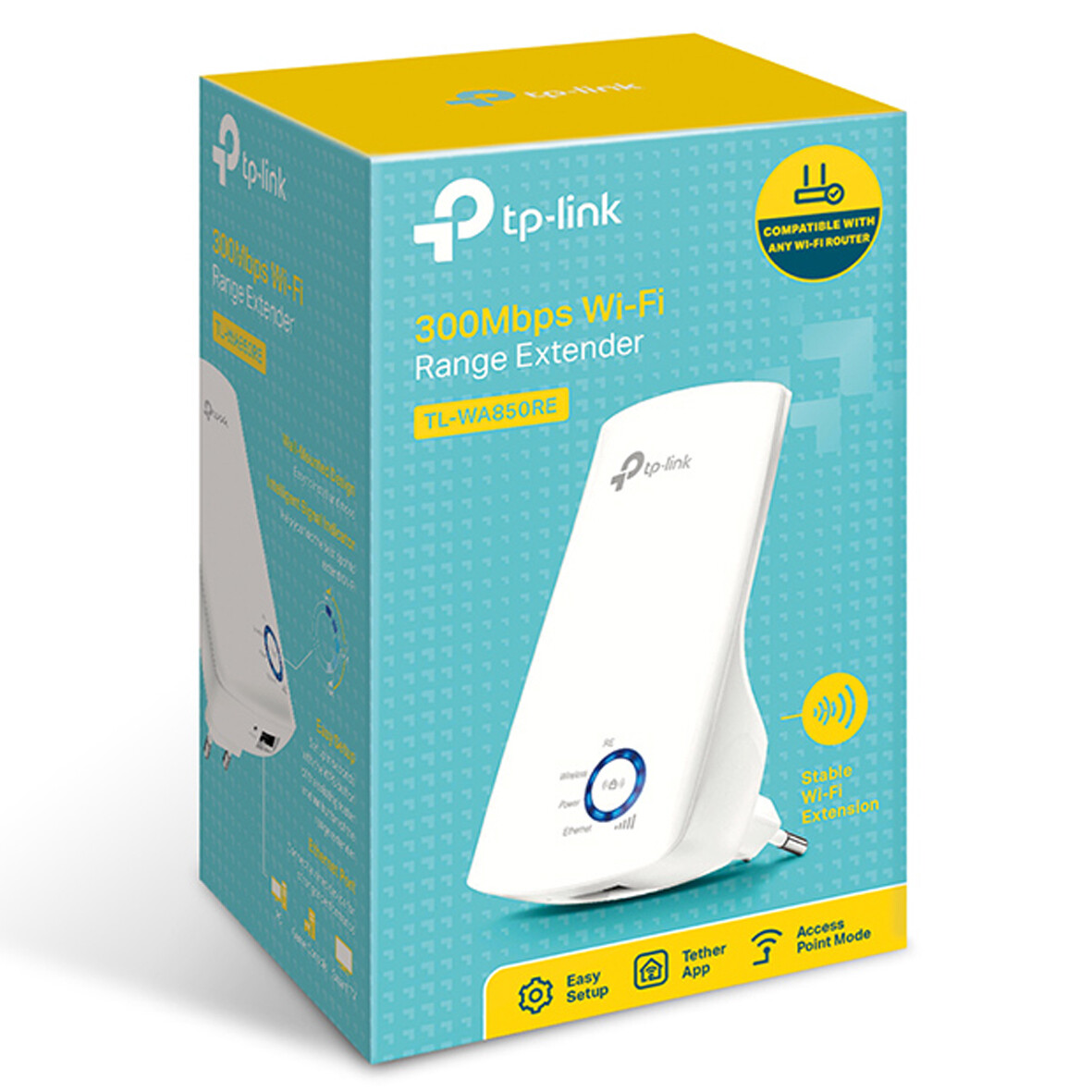 EXTENSOR DE RANGO INALÁMBRICO (TL-WA850RE) 300 MBPS - TP-LINK REPETIDOR - EXTENSORWA850RE