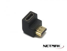 ADAPTADOR HDMI MACHO A HDMI HEMBRA 90º NM-C54
NETMAK - ADAPTADOR04933