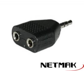 SPLITTER AUDIO PLUG M A 2 PLUG H NM-C28
NETMAK - ADAPTADOR04973