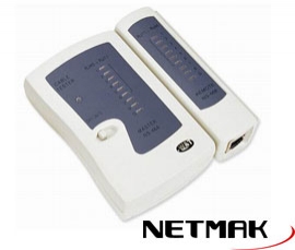 TESTER LAN NM-R05 RJ45 Y RJ11 NETMAK - TESTER04980