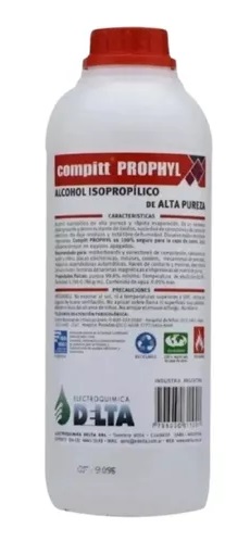 LIMPIADOR ALCOHOL (611091) ISOPROPÍLICO 1 LTR - PHXL