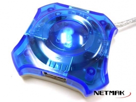 HUB USB 4 BOCAS 2.0 ESTRELLA NM-AC01 - NETMAK - HUB05331