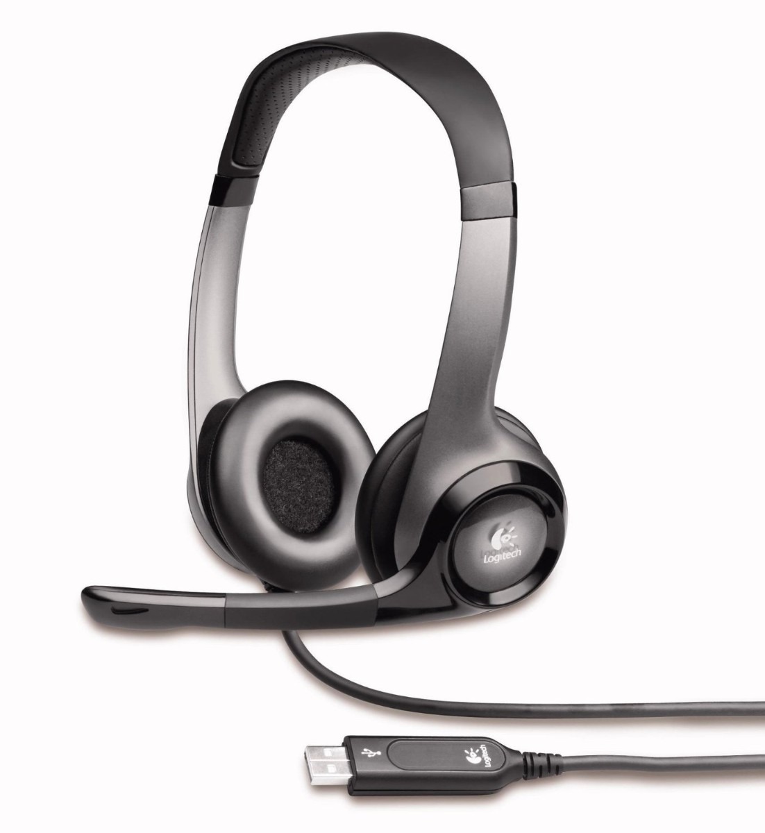 AURICULAR LOGITECH USB VINCHA C/MIC H390 - 981-000014 - AURICULAR05352
