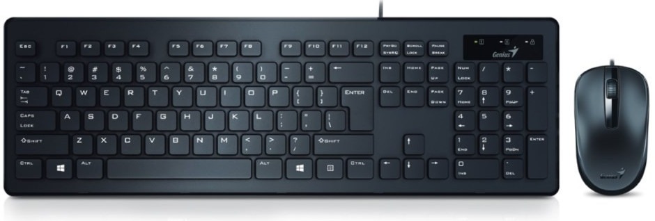 TECLADO + MOUSE USB SLIMSTAR C130 GENIUS 31330208102 - TECLADO05679