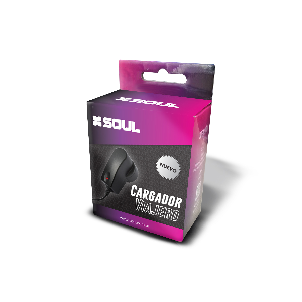 CARGADOR 220V A MICRO USB CV-GLX5 VC-MOTOX 1.0 AMP 5V VIAJERO UNIVERSAL MICRO USB - SOUL
CACVIMOT0MOTOX - CARGADOR05738