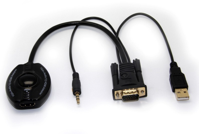 ADAPTADOR DE VIDEO VGA + AUDIO A HDMI NM-C63 CONVERSOR 
NETMAK