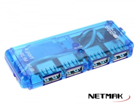 HUB USB 4 BOCAS SLIM COLORES 2.0 - NM-AC05
NETMAK - HUBNM-AC05