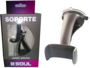 SOPORTE UNIVERSAL AUTO C/VETOSA CJ-83 NEGRO SOUL - HONEGUNICJ83NE SOP-CJ83 - SOPORTE05923