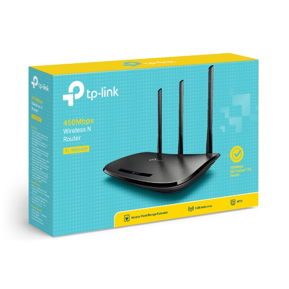 ROUTER 4 P+WIFI (TL-WR940N) 450 MBPS 3 ANTENAS WIRELESS - TP-LINK - ROUTER940N