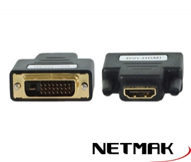 ADAPTADOR HDMI HEMBRA A DVI MACHO - NM-C16
NETMAK - ADAPTADOR06083