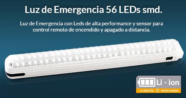 LAMPARA LED EMERGENCIA 56 LED TRV - EMERGENCIA56