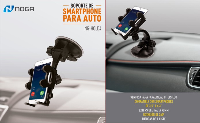 SOPORTE UNIVERSAL AUTO NG-HOLD4 NOGA NET - SOPORTE06309