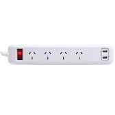 ZAPATILLA 4 TOMAS + 2 USB H 2.1 AMP PLG002 TRV - ZAPATILLA06371
