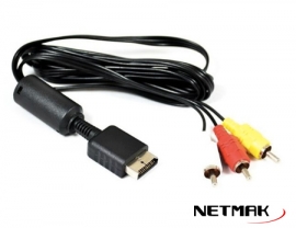 CABLE RCA AV AUDIO Y VIDEO PS1 PS2 Y PS3 NM-CPS2
NETMAK - CABLE06810
