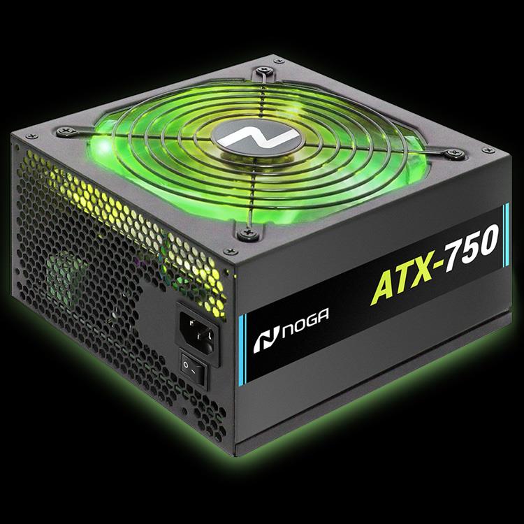 FUENTE 750W P/GABINETE NOGA - ATX 750RGB- NOGA NET - FUENTE06907