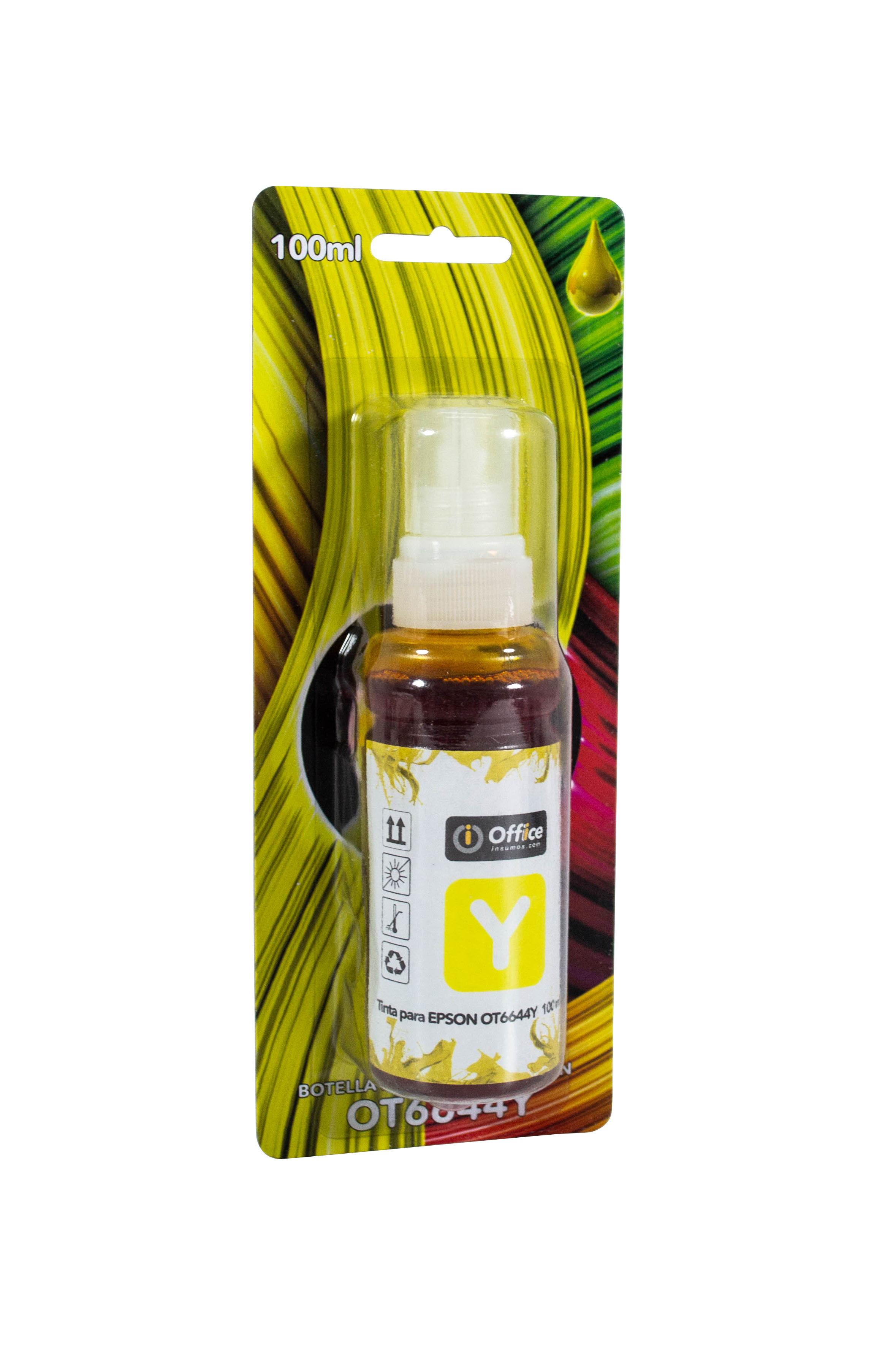 TINTA ALT P/EPSON 100CC D AMARILLO EN BLISTER OT6644Y CON APLICADOR OT6644Y OFFICEINSUMOS.COM - TINTAEOT6644Y