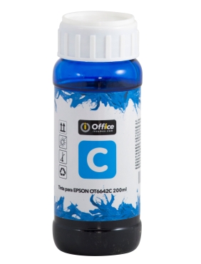 TINTA ALT P/EPSON 200CC B CYAN OT6642C OFFICEINSUMOS.COM