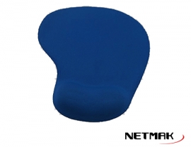 PAD MOUSE CON GEL BLUE NM-PGEL-B NETMAK - PAD-NM-PGEL-B
