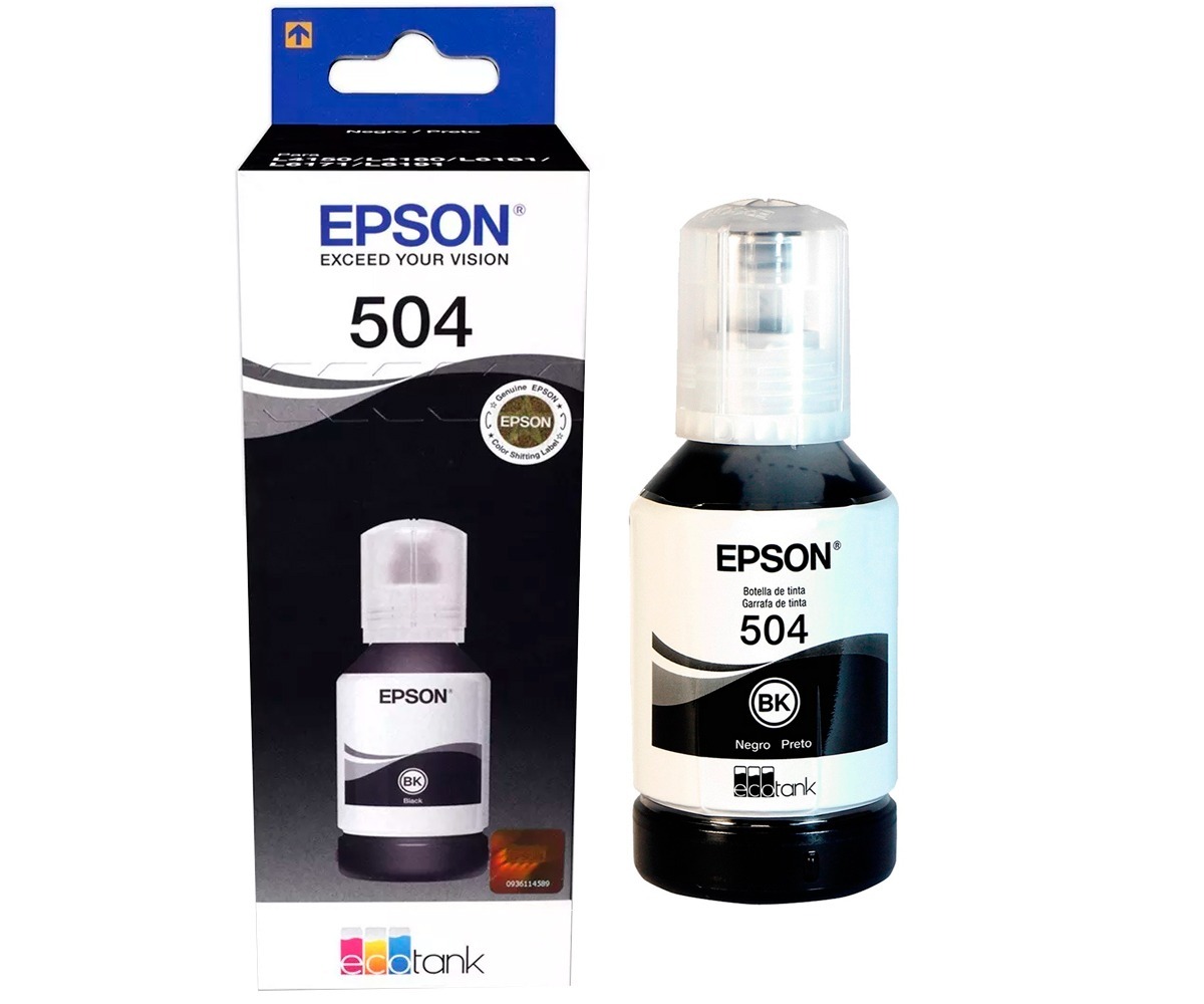 TINTA EPSON  127CC T504120 NEGRO 127ML L4150-L41606-L6161-L6171-L6191L3150