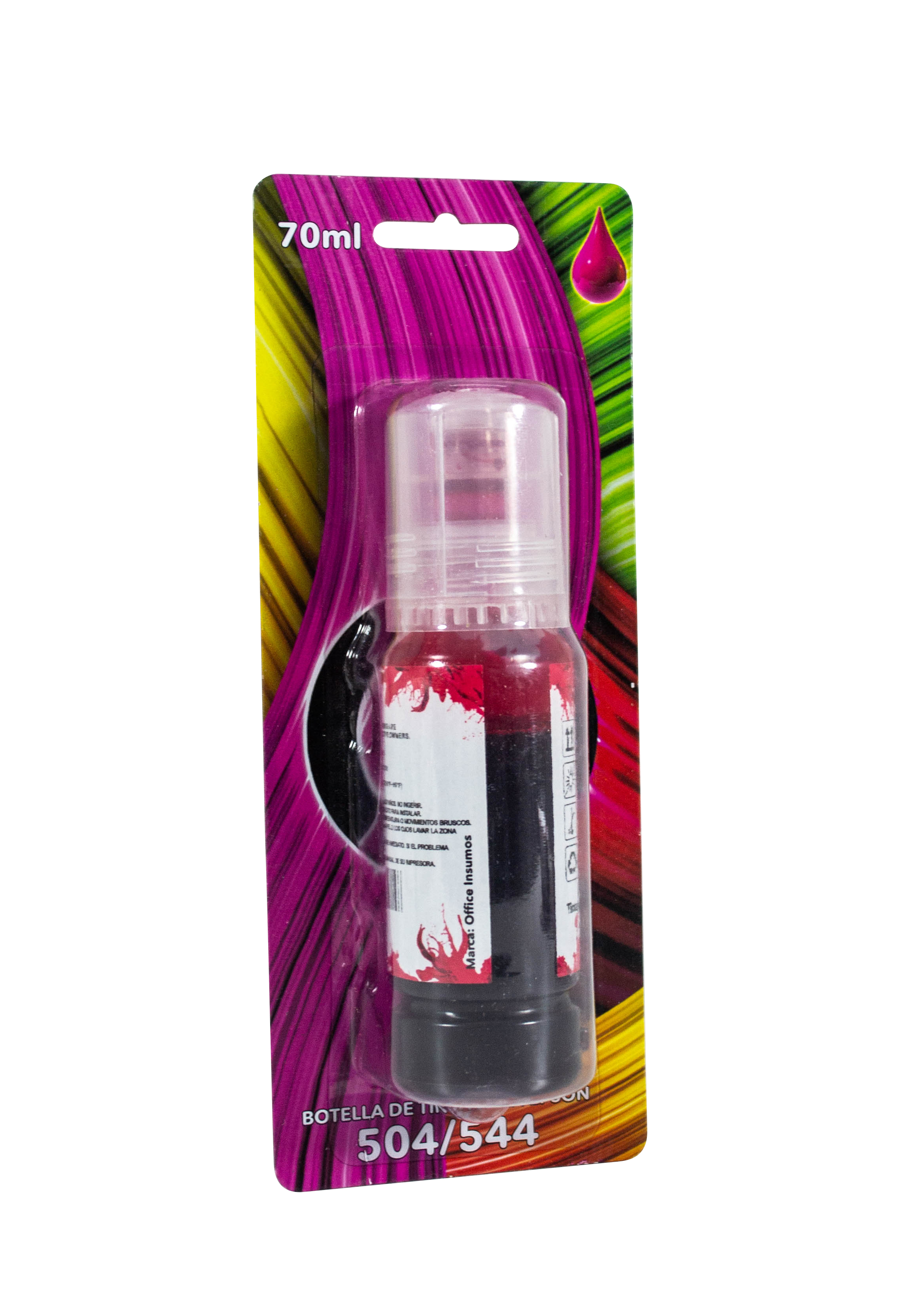 TINTA ALT P/EPSON 504/544 70CC C MAGENTA CON APLICADOR 504 OFFICEINSUMOS.COM L4150-L3150 - TINTA7007299