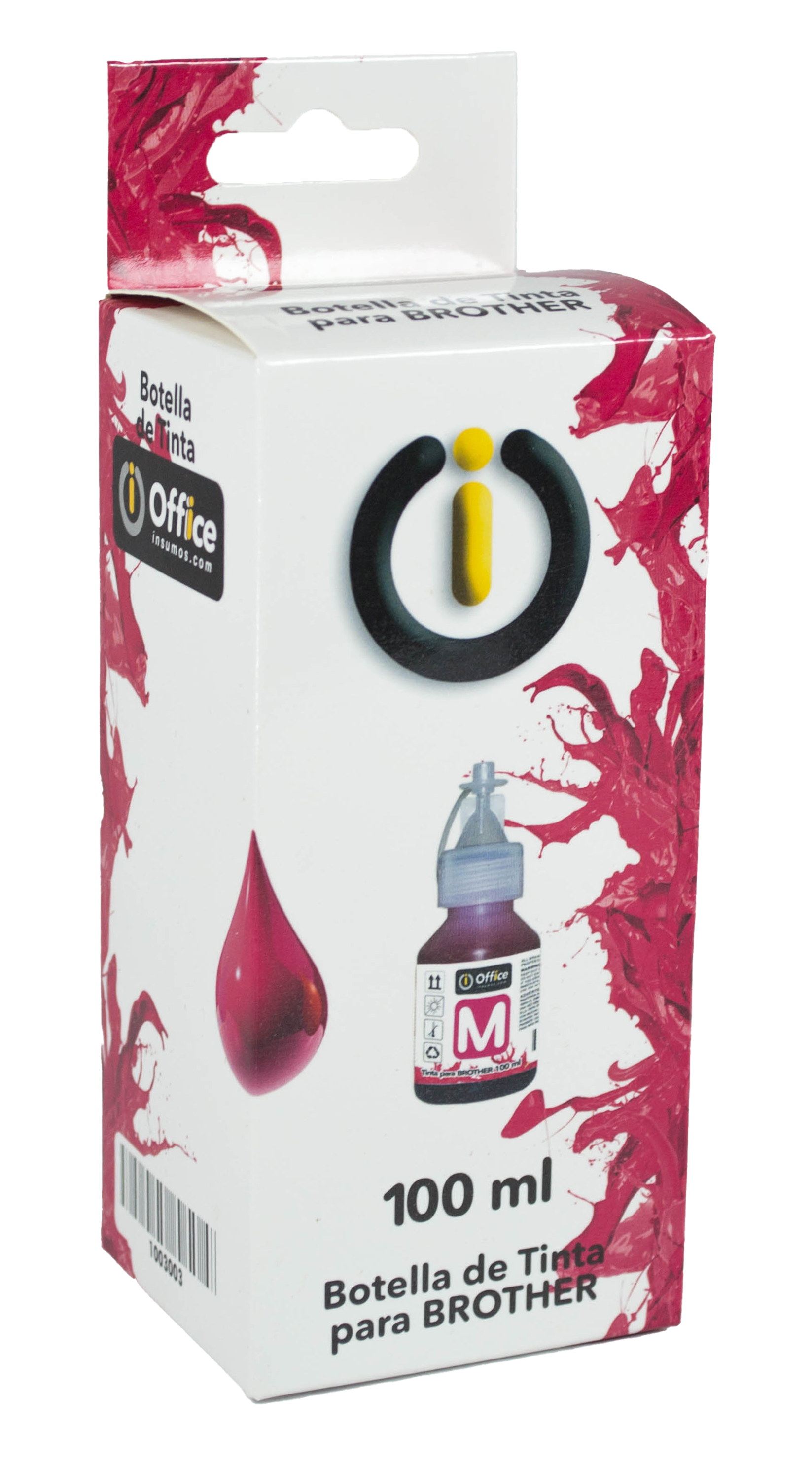 TINTA ALT P/BROTHER 100CC C MAGENTA CON APLICADOR OFFICEINSUMOS.COM