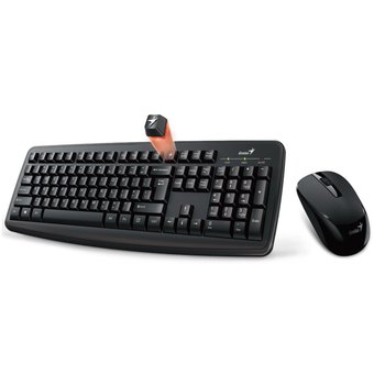 TECLADO + MOUSE WIRELESS SMART KM-8100 - GENIUS - TECLADO07898